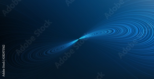 Modern Blue Digital Sound wave background,technology and earthquake wave concept,design for music industry,Vector,Illustration.