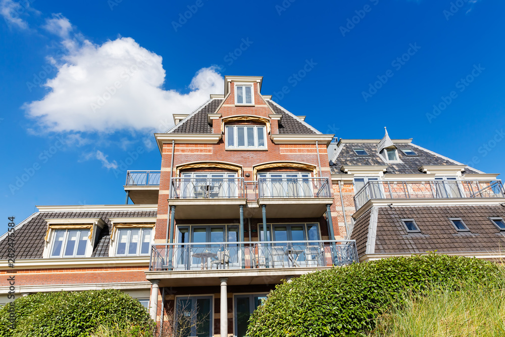 Fototapeta premium grand mansion in the dunes of Domburg, Netherlands