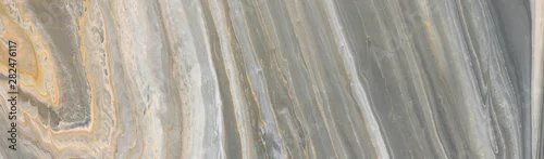 Panel kuchenny z motywem photography of abstract marbleized effect background. black, gray, gold and white creative colors. banner
