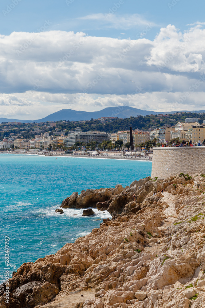 view of the bay of Antibes