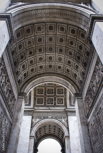 Pattern under the Arch of Triumph (Arc de Triomphe) in Paris, France © OldskoolPhotography