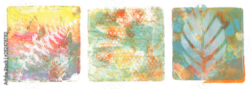 Fotografie Abstract color acrylic and watercolor painting