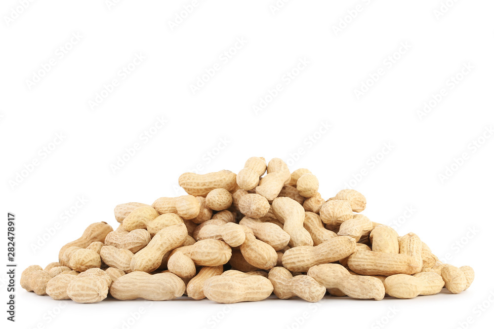 Peanuts in shell isolated on white background Peanuts in shell isolated on white background