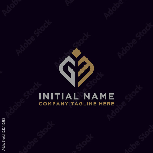 inspiring logo designs for companies from the initial letters of the GM logo icon. -Vectors photo