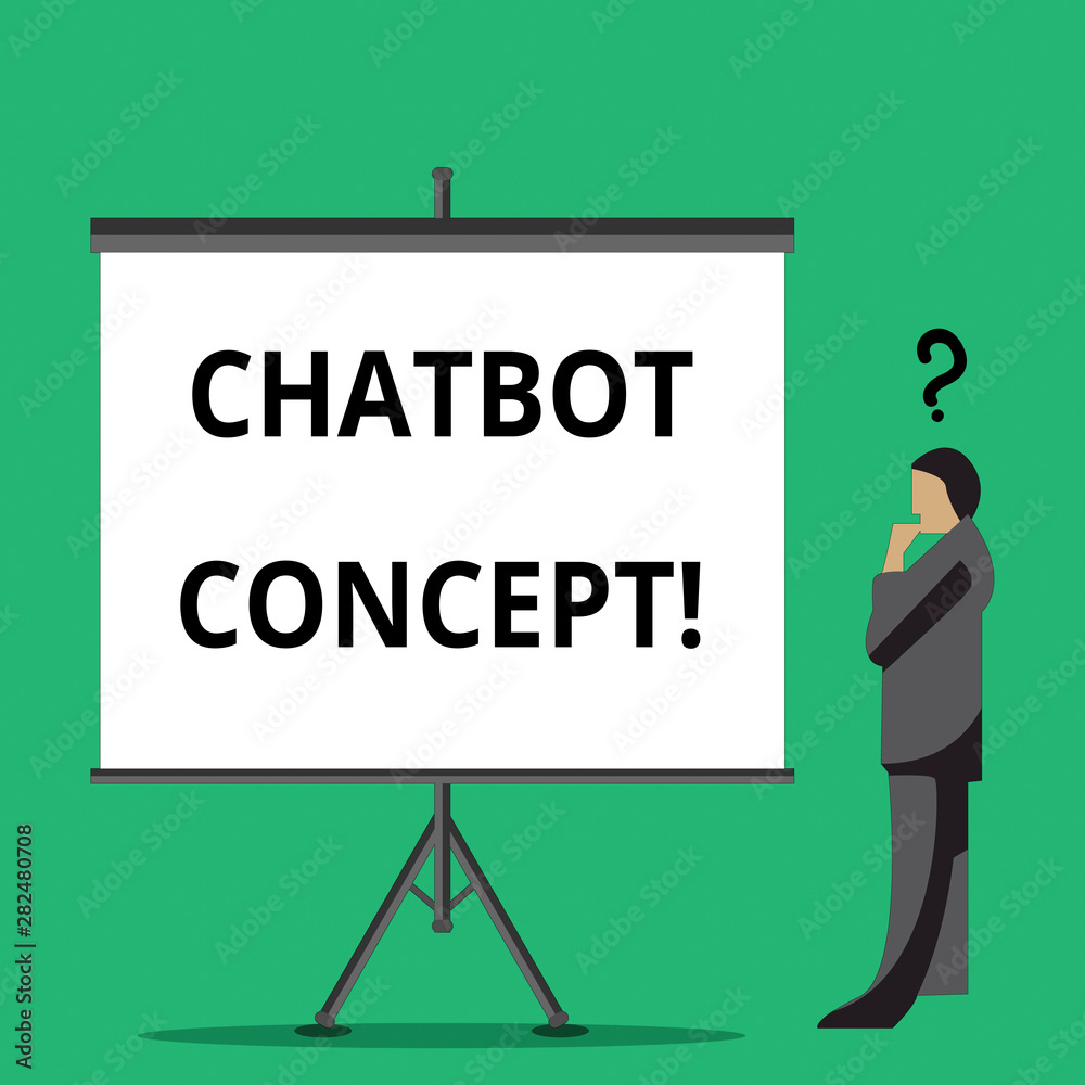 Handwriting text writing Chatbot Concept. Concept meaning Virtual assistant artificial intelligence online help Handwriting text writing Chatbot Concept. Concept meaning Virtual assistant artificial intelligence online help