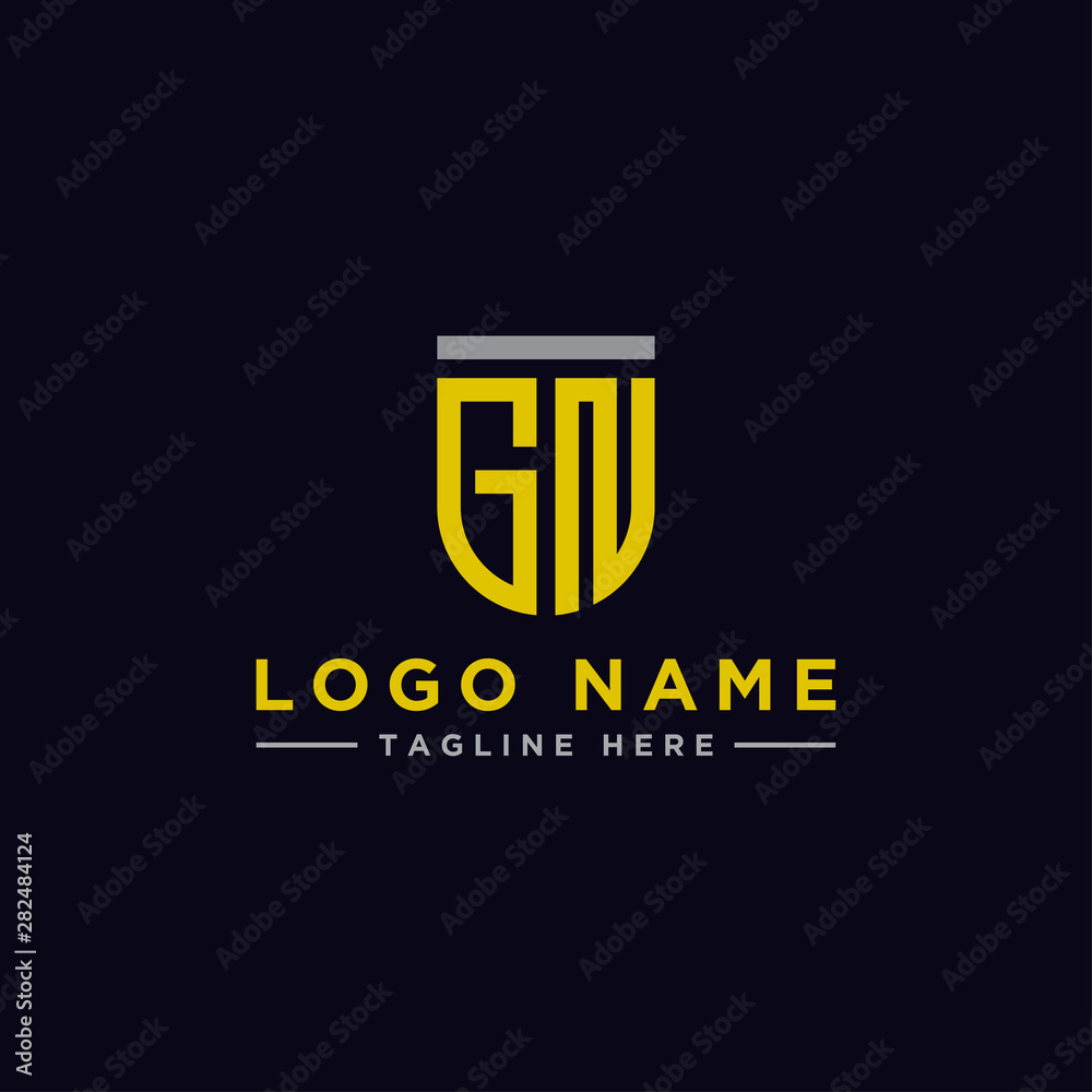 Inspiring company logo designs from the initial letters of the GN logo icon. -Vectors Inspiring company logo designs from the initial letters of the GN logo icon. -Vectors