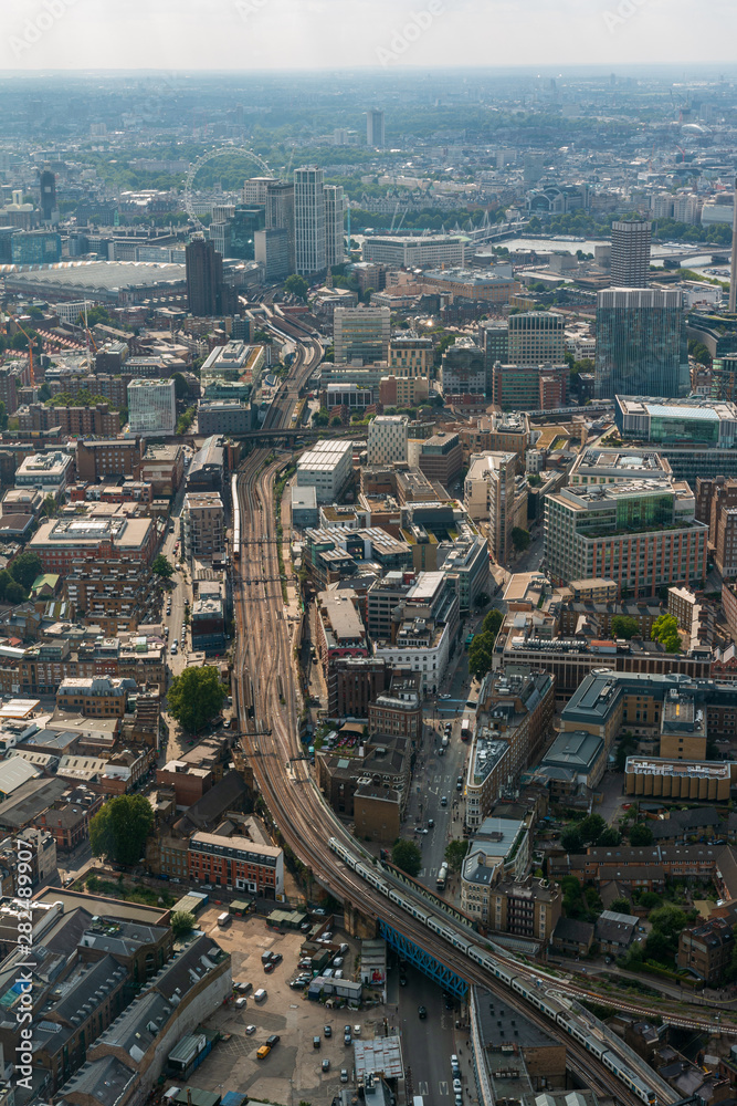 London Skyline - Borough Market- London Eye - View from The Shard