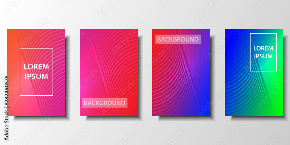 Modern background design. Colorful halftone gradients. Minimal covers design. Background template design for web. Cool gradients. Vector illustration.