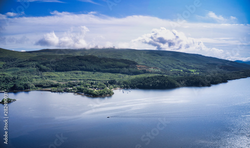 Aerial image of Loch Lomond and the Trossachs