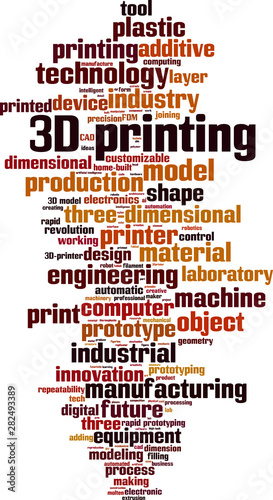 3D printing word cloud