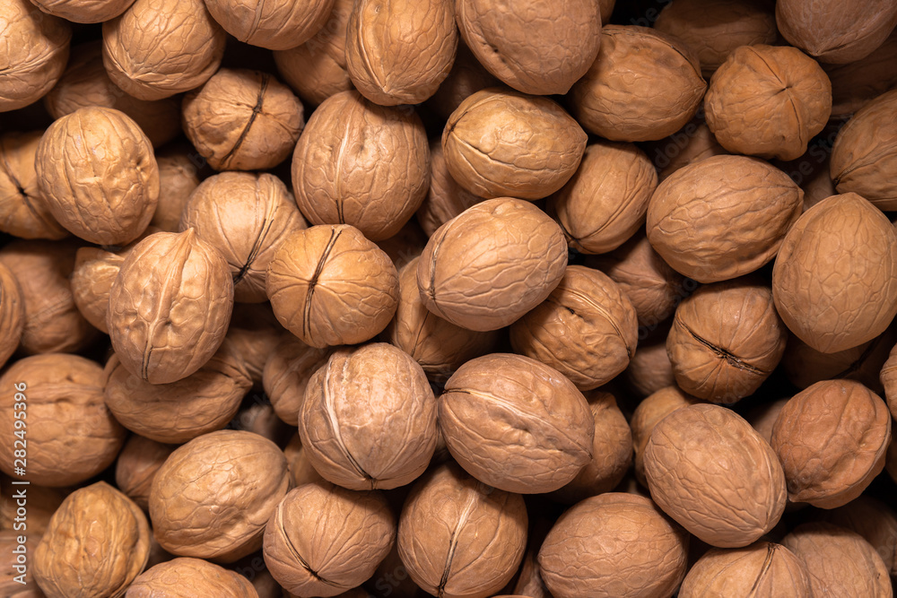Background for wallpaper in the form of a pattern of walnuts. Background for wallpaper in the form of a pattern of walnuts.