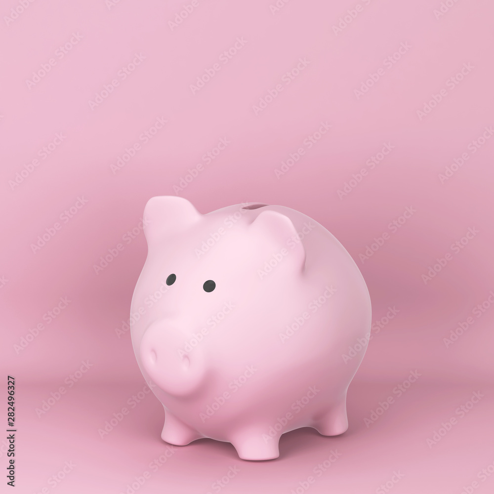 Ceramic piggy bank for saving money