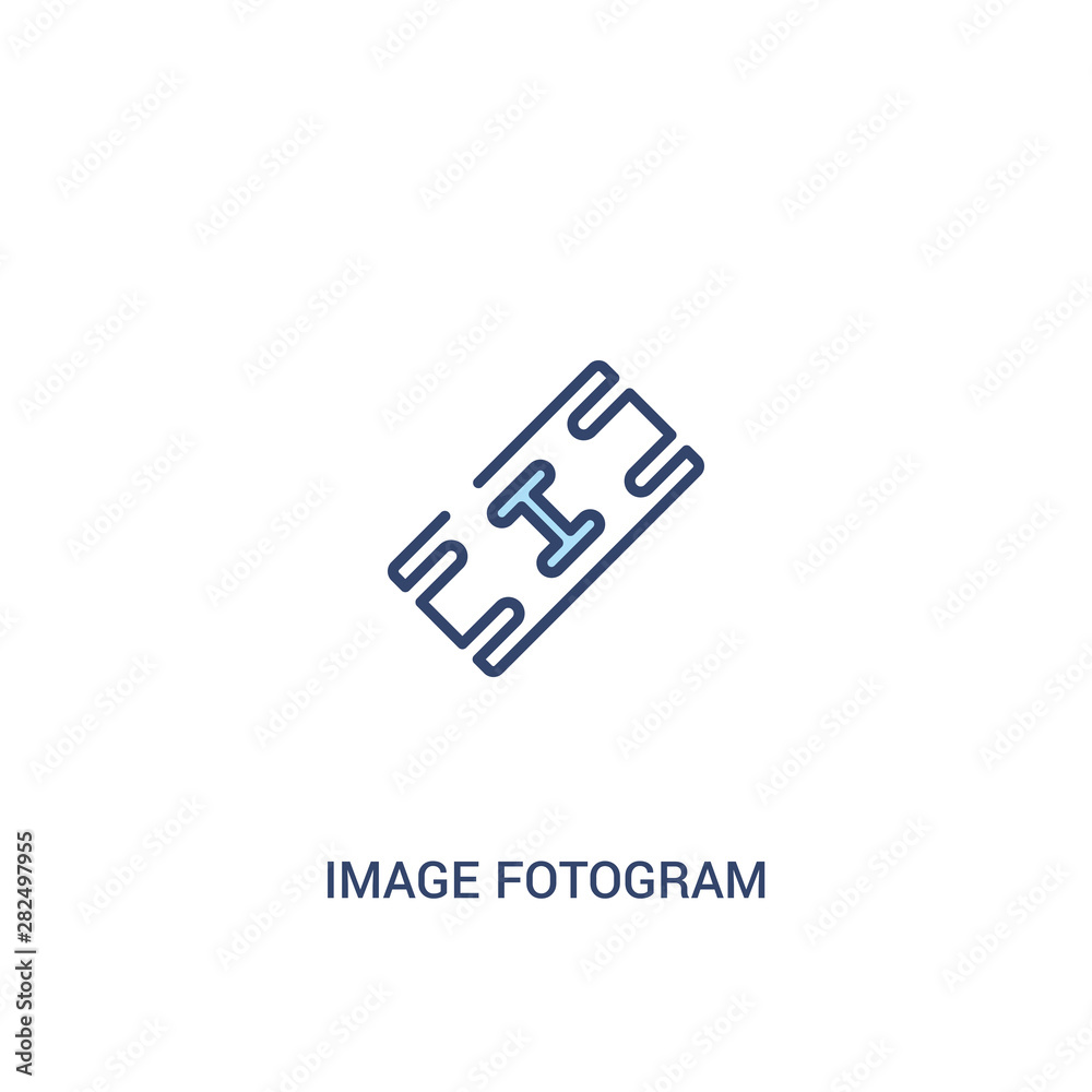 image fotogram concept 2 colored icon. simple line element illustration. outline blue image fotogram symbol. can be used for web and mobile ui/ux. image fotogram concept 2 colored icon. simple line element illustration. outline blue image fotogram symbol. can be used for web and mobile ui/ux.