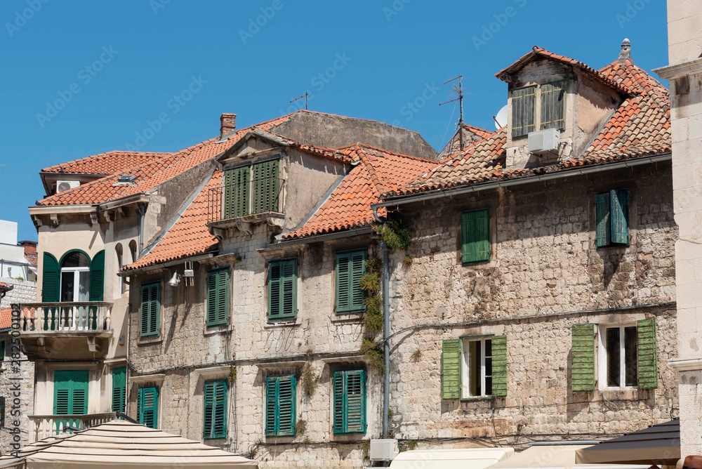 Fototapeta premium World heritage site historical Split in Croatia