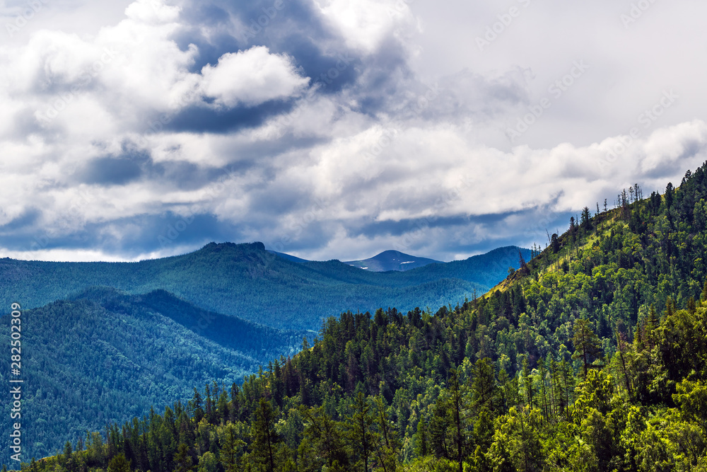Obraz premium Chike - Taman mountain pass. Altai Republic, Russia