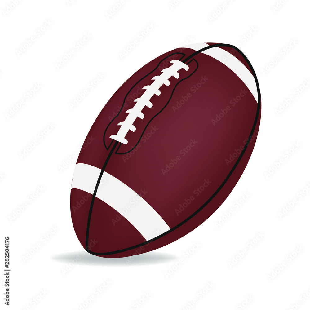 Rugby ball vector icon. Football american league. Rugby ball vector icon. Football american league.