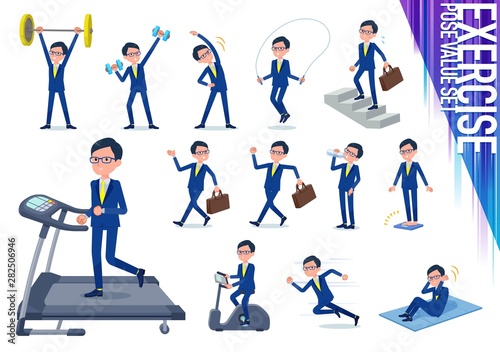 flat type glasses Honest man_exercise