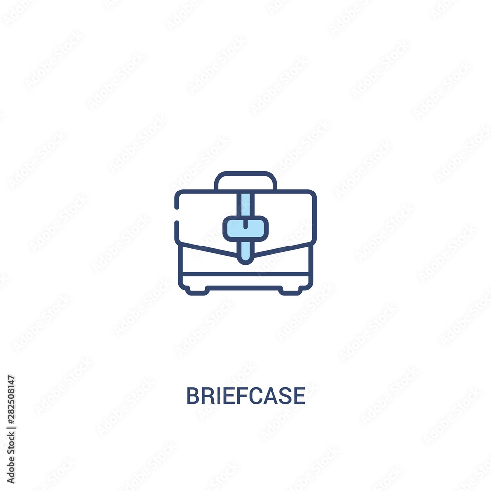 briefcase concept 2 colored icon. simple line element illustration. outline blue briefcase symbol. can be used for web and mobile ui/ux. briefcase concept 2 colored icon. simple line element illustration. outline blue briefcase symbol. can be used for web and mobile ui/ux.