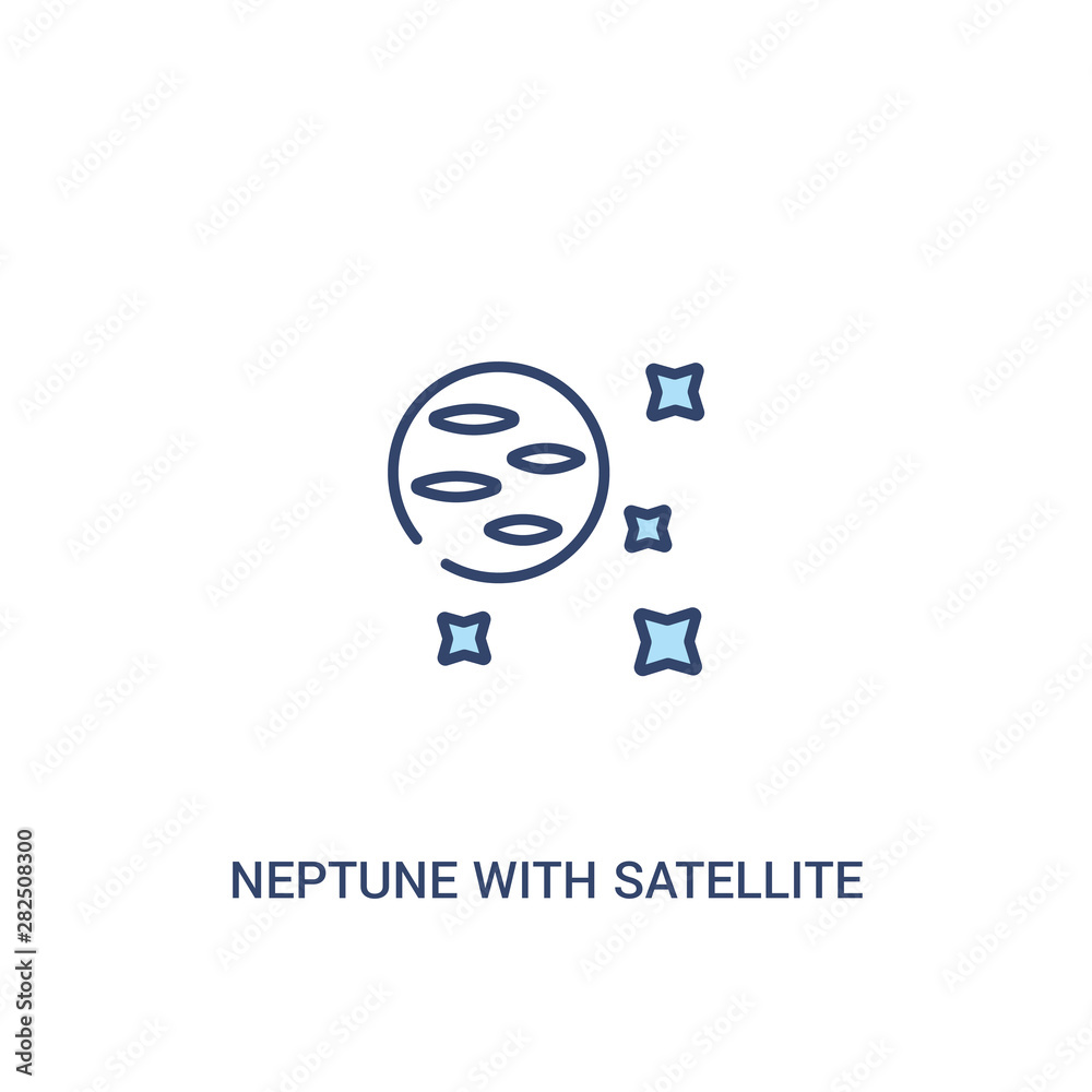 neptune with satellite concept 2 colored icon. simple line element illustration. outline blue neptune with satellite symbol. can be used for web and mobile ui/ux. neptune with satellite concept 2 colored icon. simple line element illustration. outline blue neptune with satellite symbol. can be used for web and mobile ui/ux.
