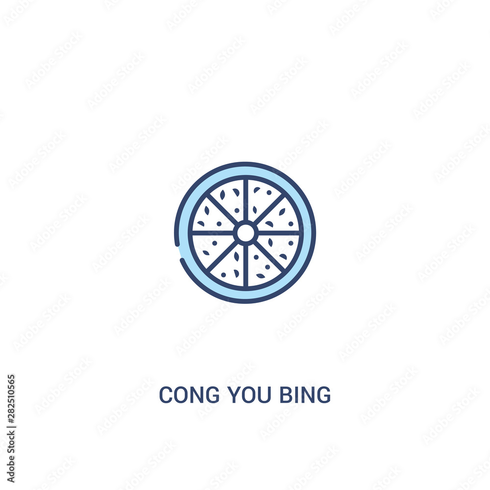 cong you bing concept 2 colored icon. simple line element illustration. outline blue cong you bing symbol. can be used for web and mobile ui/ux. cong you bing concept 2 colored icon. simple line element illustration. outline blue cong you bing symbol. can be used for web and mobile ui/ux.