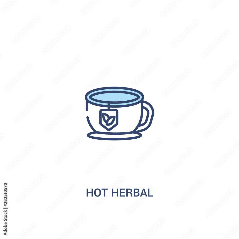 hot herbal concept 2 colored icon. simple line element illustration. outline blue hot herbal symbol. can be used for web and mobile ui/ux. hot herbal concept 2 colored icon. simple line element illustration. outline blue hot herbal symbol. can be used for web and mobile ui/ux.