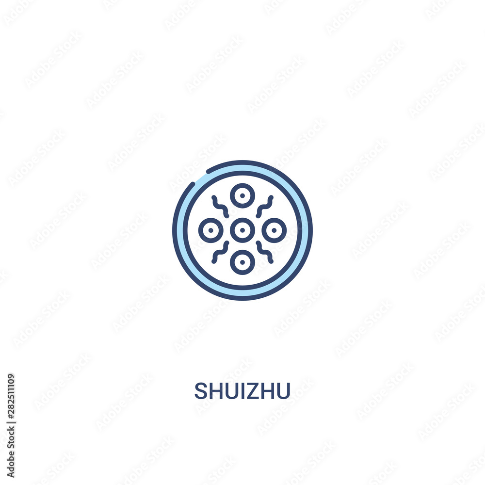 shuizhu concept 2 colored icon. simple line element illustration. outline blue shuizhu symbol. can be used for web and mobile ui/ux. shuizhu concept 2 colored icon. simple line element illustration. outline blue shuizhu symbol. can be used for web and mobile ui/ux.