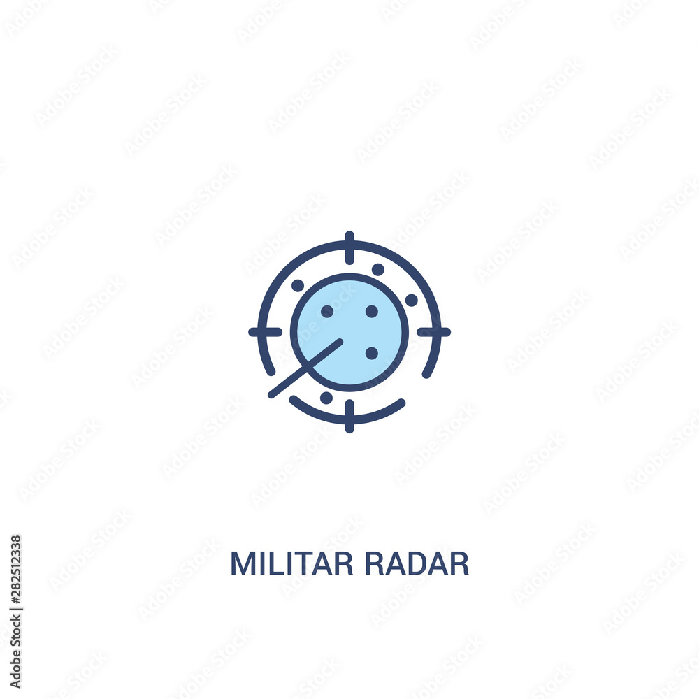 militar radar concept 2 colored icon. simple line element illustration. outline blue militar radar symbol. can be used for web and mobile ui/ux. militar radar concept 2 colored icon. simple line element illustration. outline blue militar radar symbol. can be used for web and mobile ui/ux.