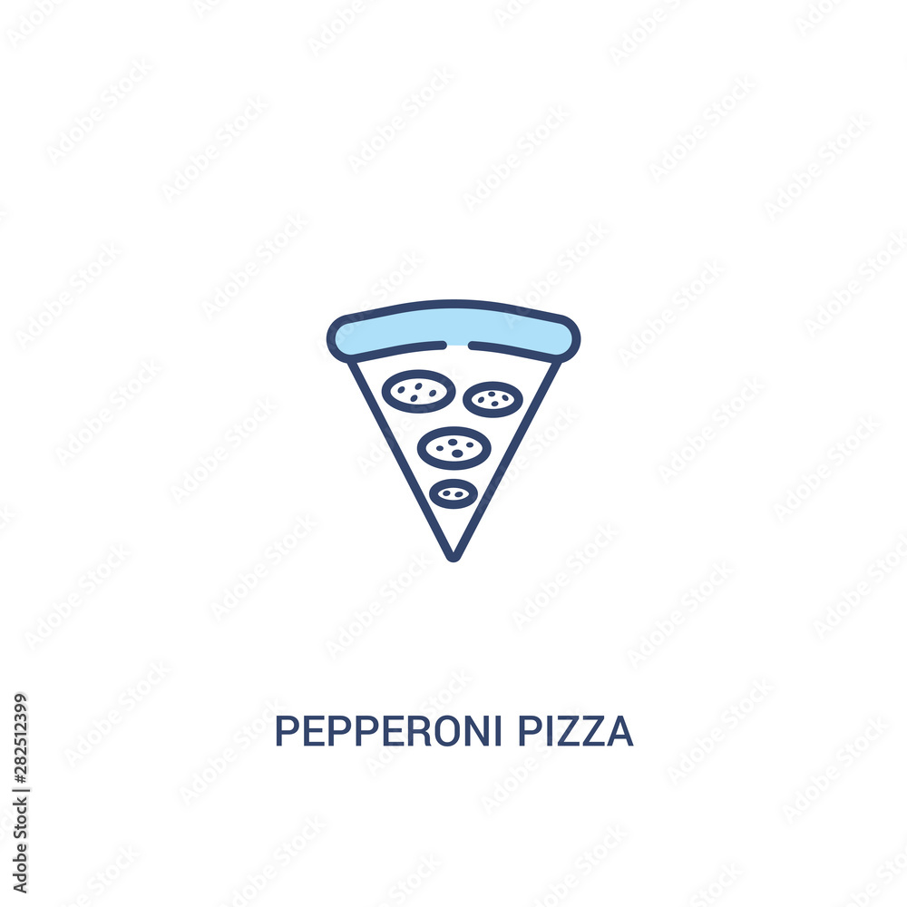 pepperoni pizza concept 2 colored icon. simple line element illustration. outline blue pepperoni pizza symbol. can be used for web and mobile ui/ux. pepperoni pizza concept 2 colored icon. simple line element illustration. outline blue pepperoni pizza symbol. can be used for web and mobile ui/ux.