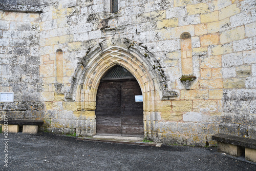 Portail   glise de La Douze  Dordogne  Nouvelle-Aquitaine