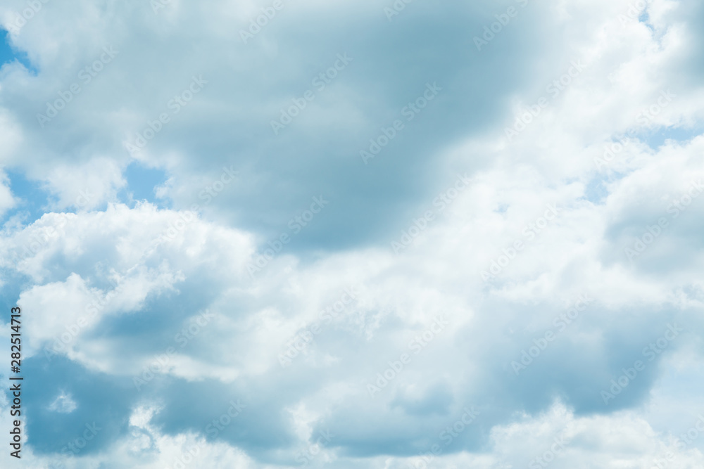 Blue sky background with clouds