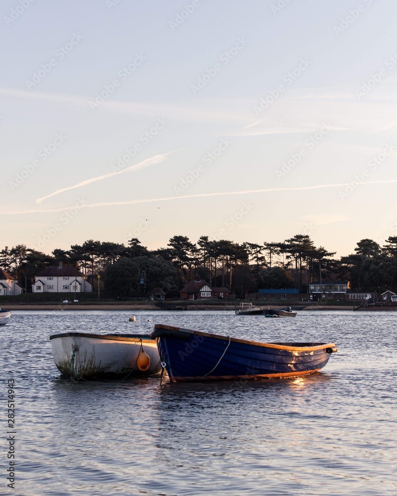 Naklejka premium little rowing boats