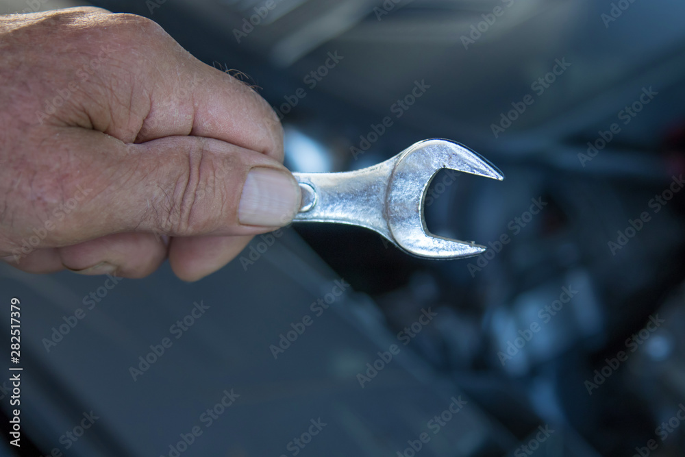 custom made wallpaper toronto digitalmechanic working on car engine, mechanic workshop