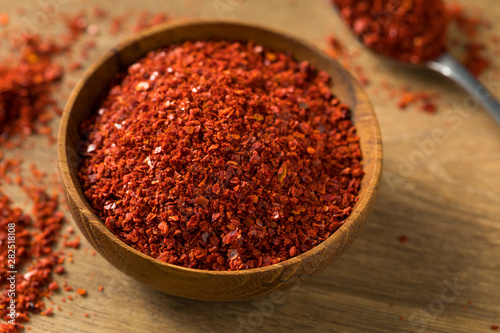 Fototapeta Naklejka Na Ścianę i Meble -  Organic Red Spicy Korean Gochugaru Spice