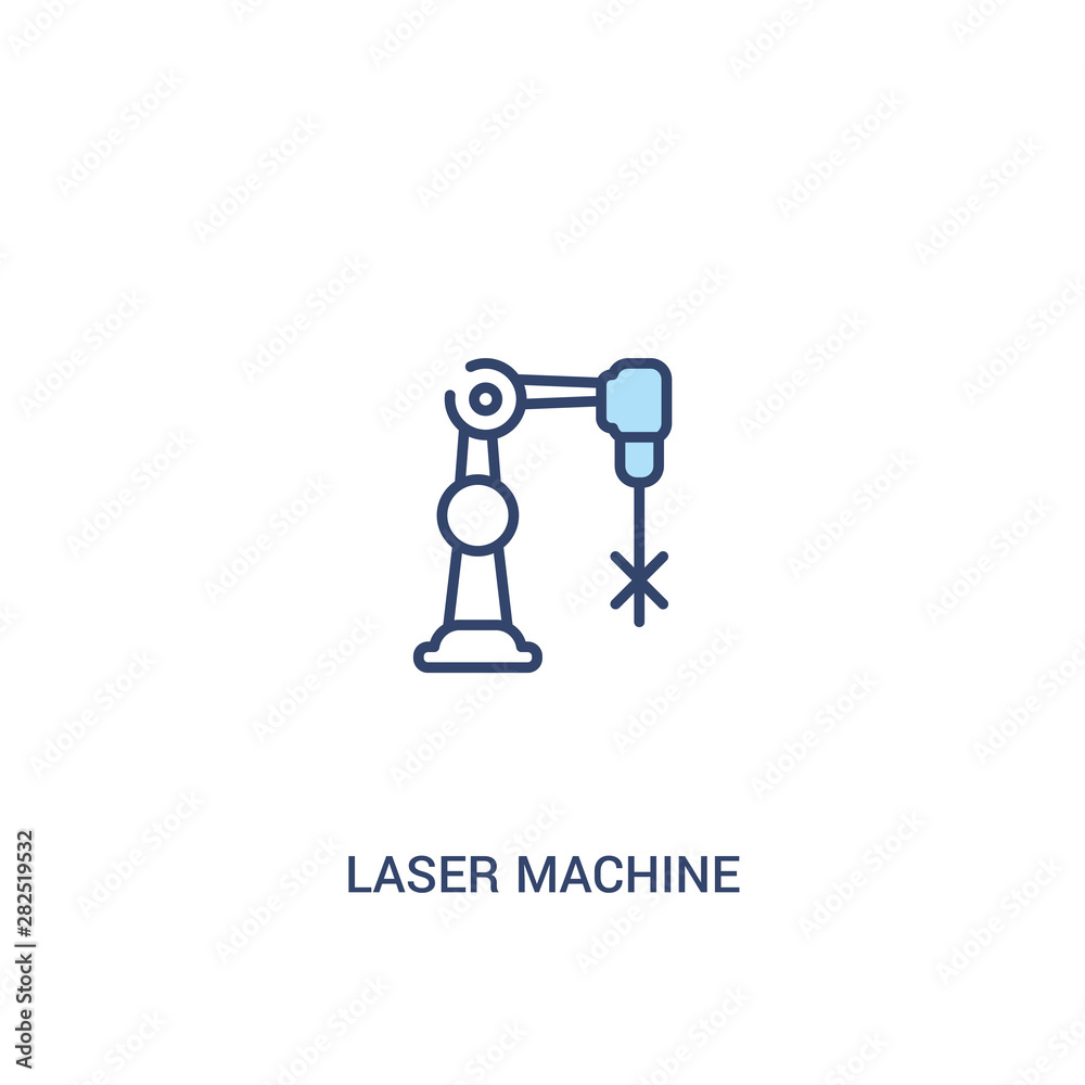 laser machine concept 2 colored icon. simple line element illustration. outline blue laser machine symbol. can be used for web and mobile ui/ux. laser machine concept 2 colored icon. simple line element illustration. outline blue laser machine symbol. can be used for web and mobile ui/ux.