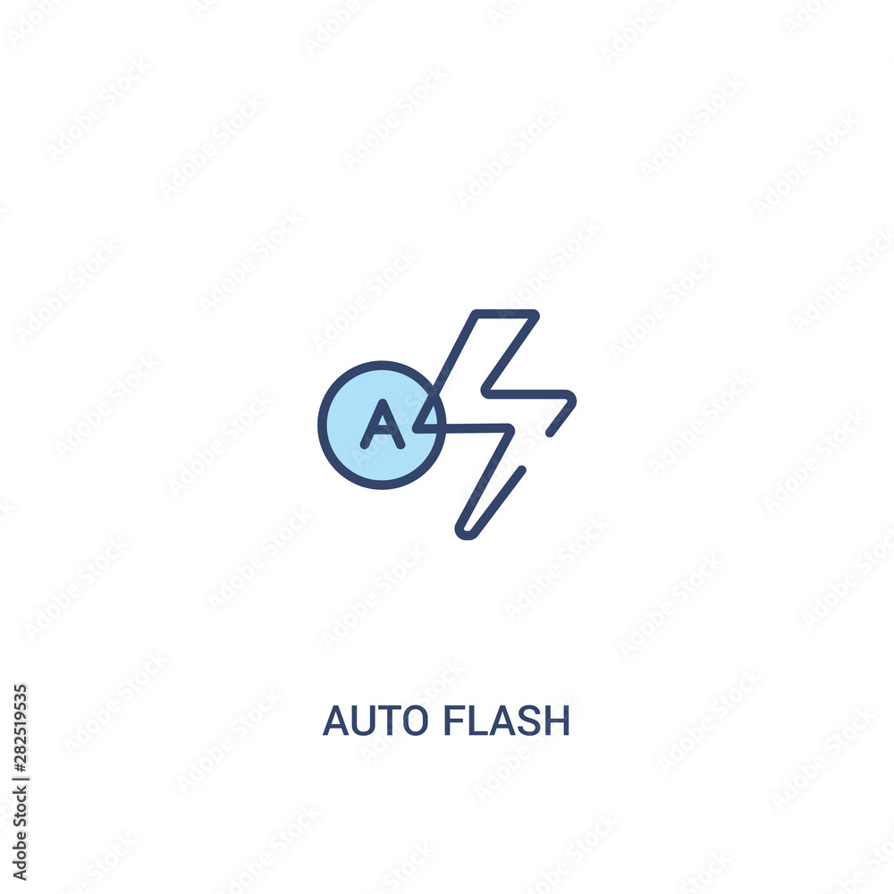 auto flash concept 2 colored icon. simple line element illustration. outline blue auto flash symbol. can be used for web and mobile ui/ux. auto flash concept 2 colored icon. simple line element illustration. outline blue auto flash symbol. can be used for web and mobile ui/ux.