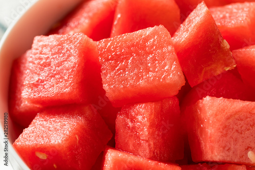 Raw Organic Pink Watermelon Slices