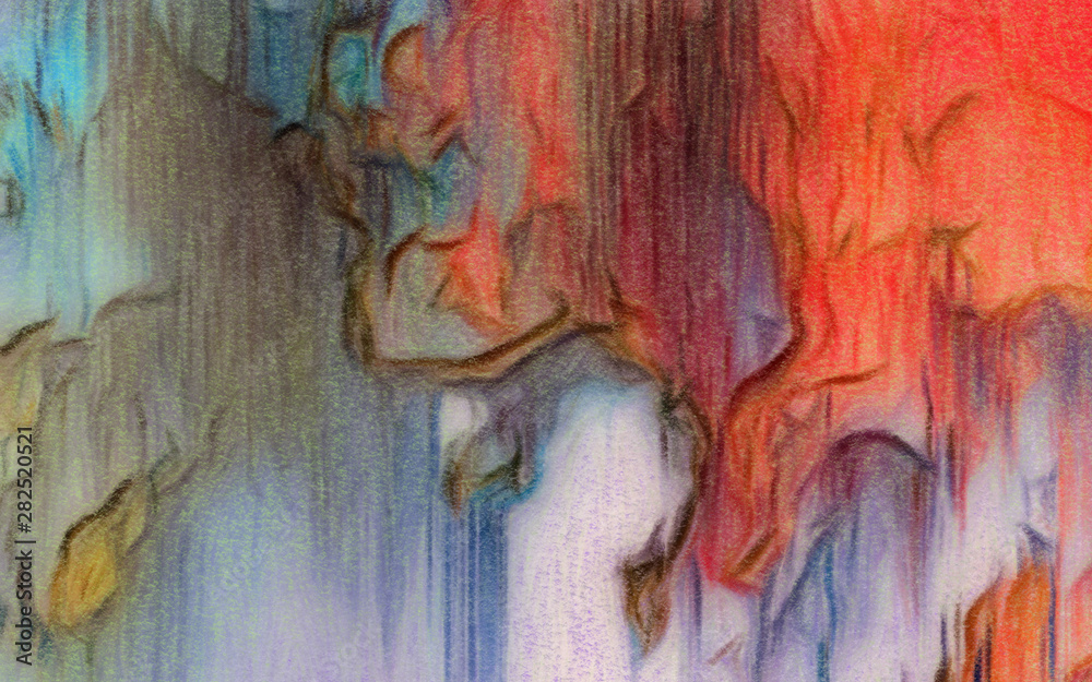 Naklejka premium Commerce art for sale, Visual abstract fine artwork, Modern conceptual pattern, Design creative wallpaper, Backdrop template for website or printed product, Oil painting style, Hand drawing background