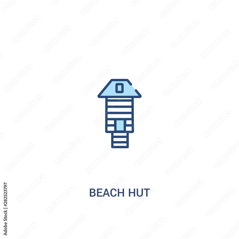 beach hut concept 2 colored icon. simple line element illustration. outline blue beach hut symbol. can be used for web and mobile ui/ux. beach hut concept 2 colored icon. simple line element illustration. outline blue beach hut symbol. can be used for web and mobile ui/ux.