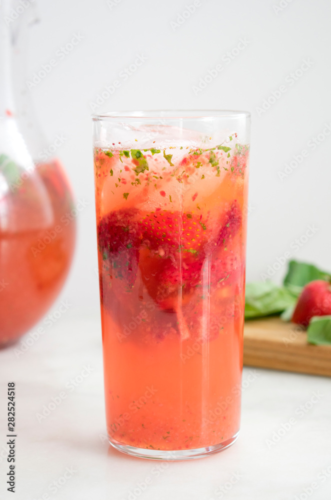 Strawberry Basil Lemonade Strawberry Basil Lemonade