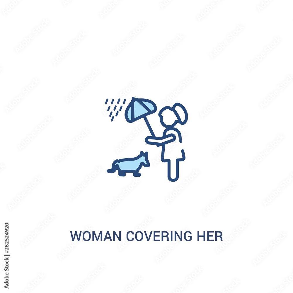 woman covering her pet with an umbrella concept 2 colored icon. simple line element illustration. outline blue woman covering her pet with an umbrella symbol. can be used for web and mobile ui/ux. woman covering her pet with an umbrella concept 2 colored icon. simple line element illustration. outline blue woman covering her pet with an umbrella symbol. can be used for web and mobile ui/ux.