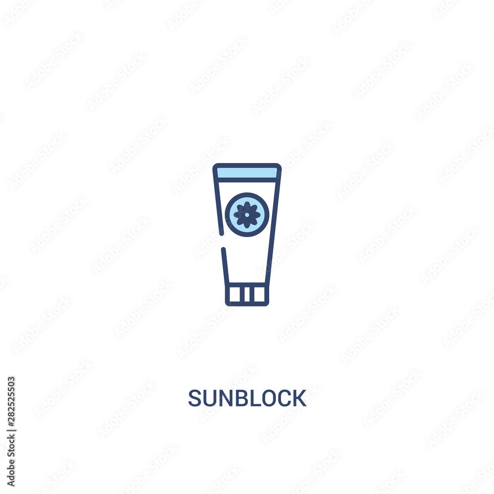 sunblock concept 2 colored icon. simple line element illustration. outline blue sunblock symbol. can be used for web and mobile ui/ux. sunblock concept 2 colored icon. simple line element illustration. outline blue sunblock symbol. can be used for web and mobile ui/ux.