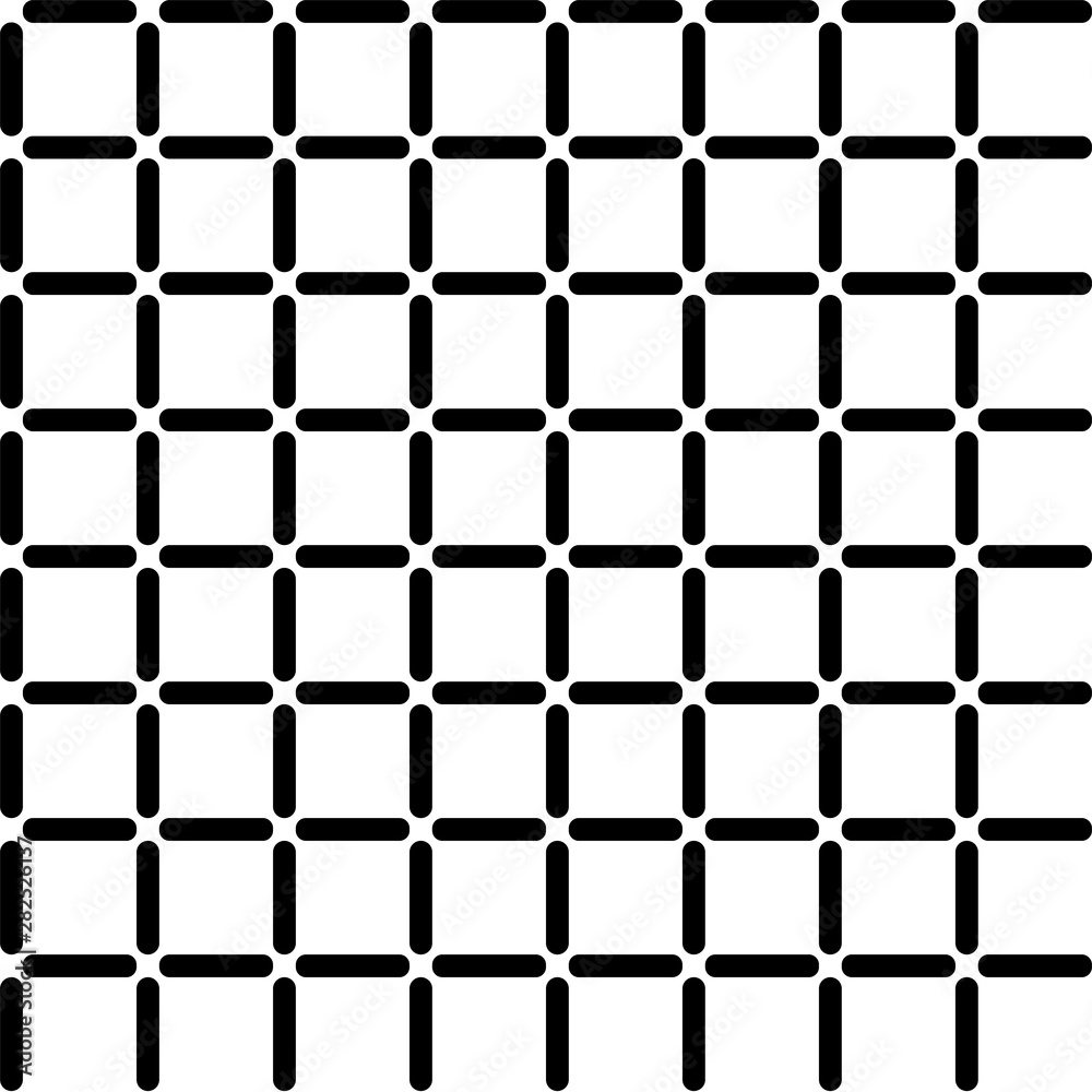 Abstract black and white background with square cell. Geometric seamless abstraction pattern with lines. Vector illustration Abstract black and white background with square cell. Geometric seamless abstraction pattern with lines. Vector illustration