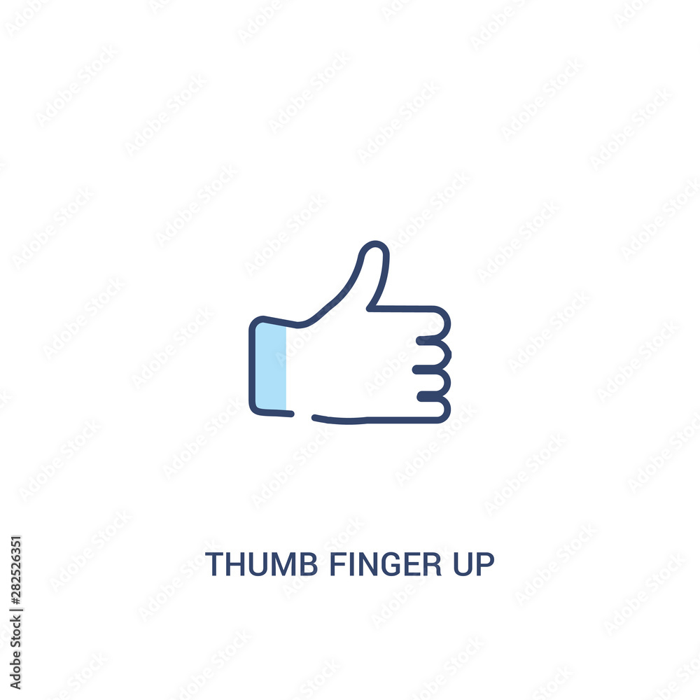 thumb finger up concept 2 colored icon. simple line element illustration. outline blue thumb finger up symbol. can be used for web and mobile ui/ux. thumb finger up concept 2 colored icon. simple line element illustration. outline blue thumb finger up symbol. can be used for web and mobile ui/ux.