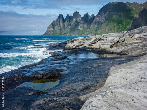 The Fjords Of Norway. Rocky coast.