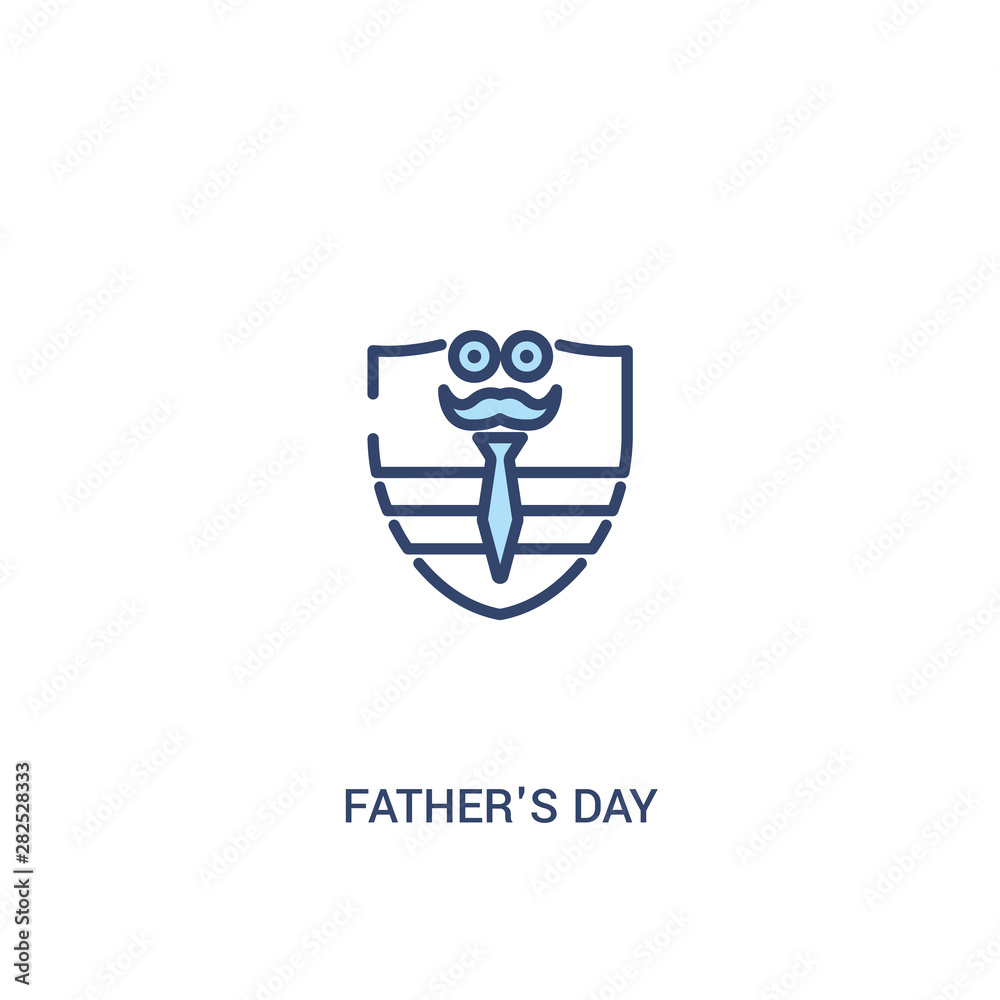 father's day concept 2 colored icon. simple line element illustration. outline blue father's day symbol. can be used for web and mobile ui/ux. father's day concept 2 colored icon. simple line element illustration. outline blue father's day symbol. can be used for web and mobile ui/ux.