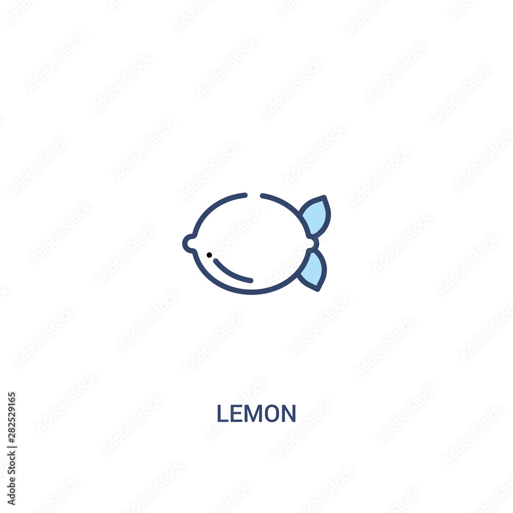 lemon concept 2 colored icon. simple line element illustration. outline blue lemon symbol. can be used for web and mobile ui/ux. lemon concept 2 colored icon. simple line element illustration. outline blue lemon symbol. can be used for web and mobile ui/ux.