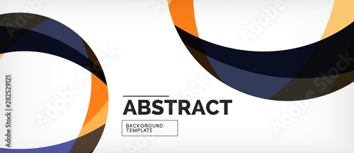Free Download Colorful wave lines abstract background, color line for business or techno presentation - GFXLoad