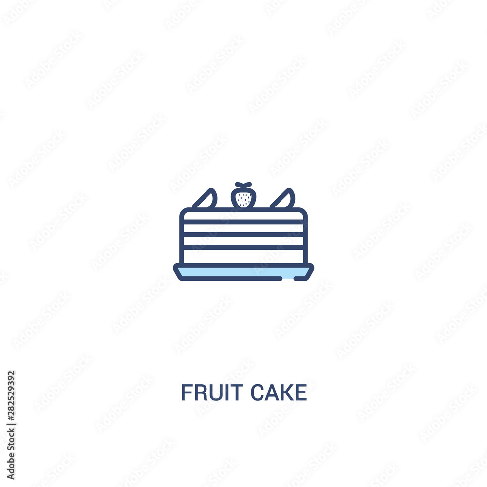 fruit cake concept 2 colored icon. simple line element illustration. outline blue fruit cake symbol. can be used for web and mobile ui/ux. fruit cake concept 2 colored icon. simple line element illustration. outline blue fruit cake symbol. can be used for web and mobile ui/ux.