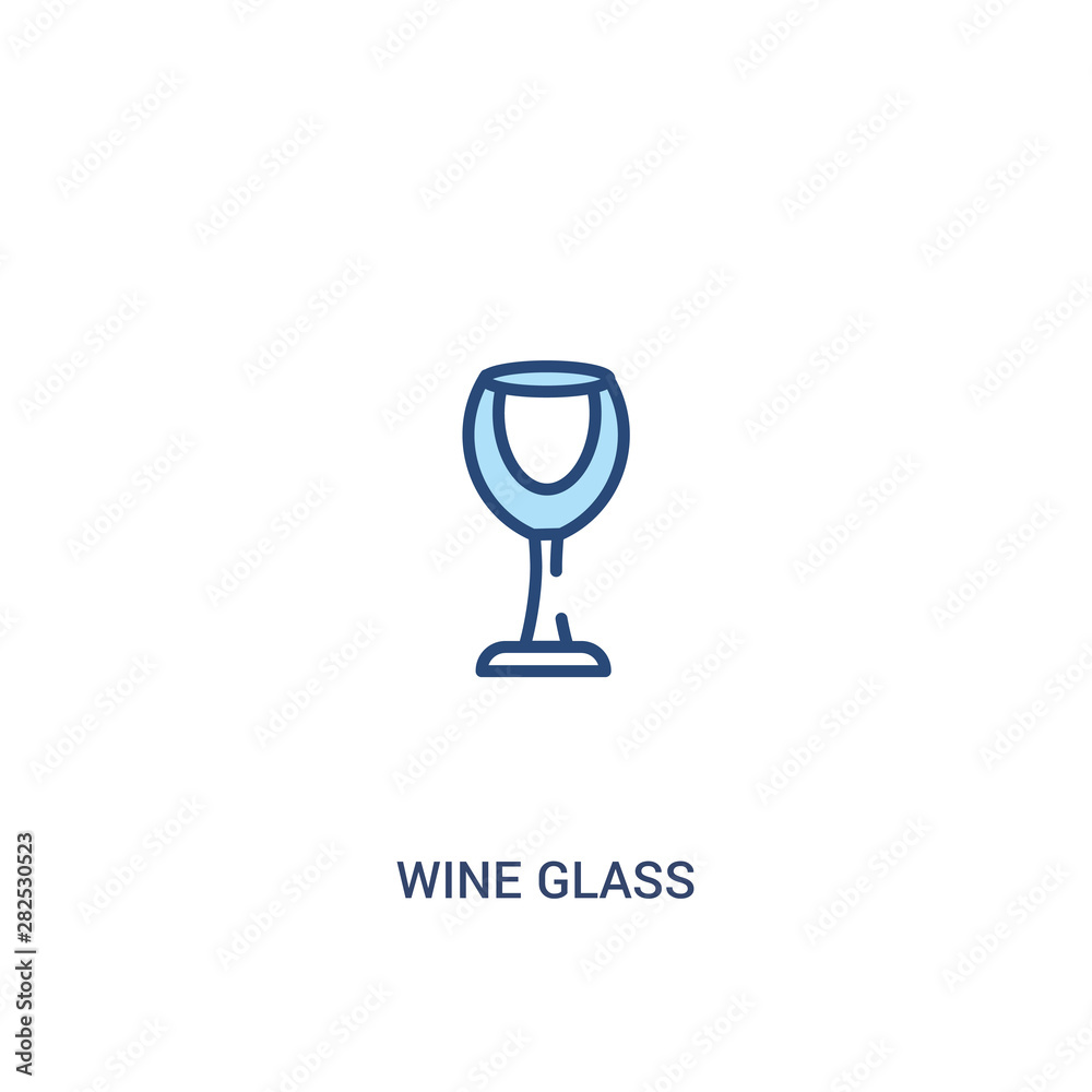 wine glass concept 2 colored icon. simple line element illustration. outline blue wine glass symbol. can be used for web and mobile ui/ux. wine glass concept 2 colored icon. simple line element illustration. outline blue wine glass symbol. can be used for web and mobile ui/ux.