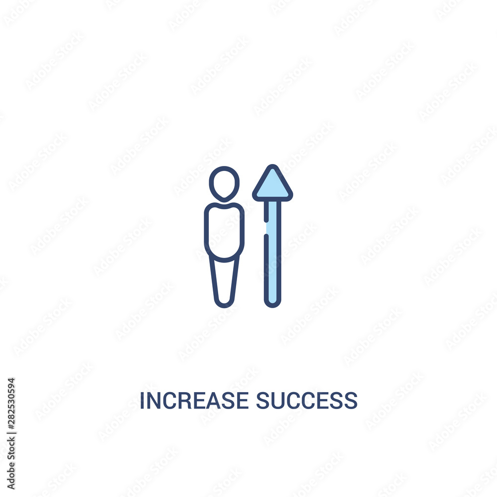 increase success concept 2 colored icon. simple line element illustration. outline blue increase success symbol. can be used for web and mobile ui/ux. increase success concept 2 colored icon. simple line element illustration. outline blue increase success symbol. can be used for web and mobile ui/ux.